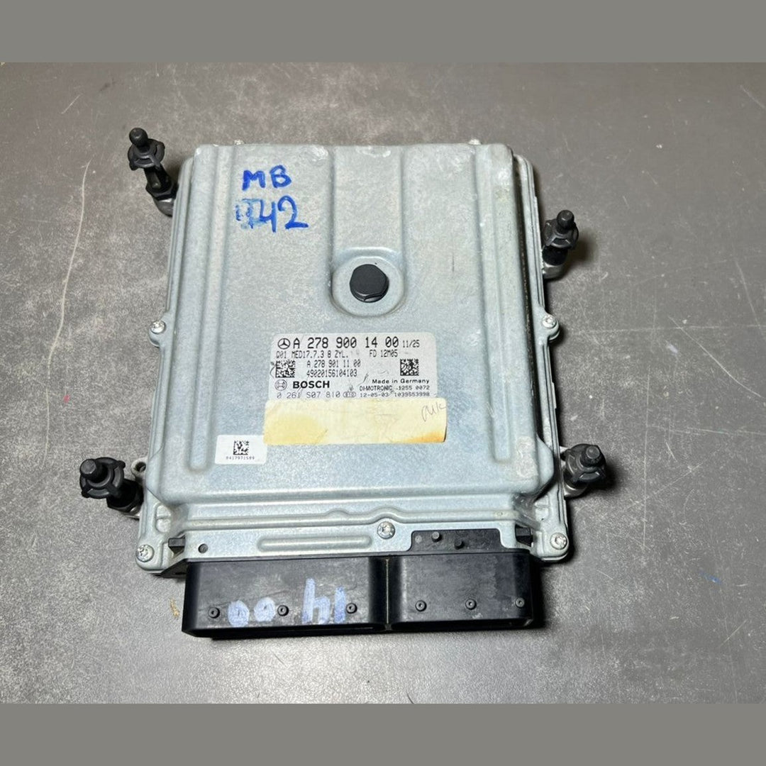 12-18 Mercedes W166 GL450 Engine Control Module Unit ECM ECU A278 9001400 OEM