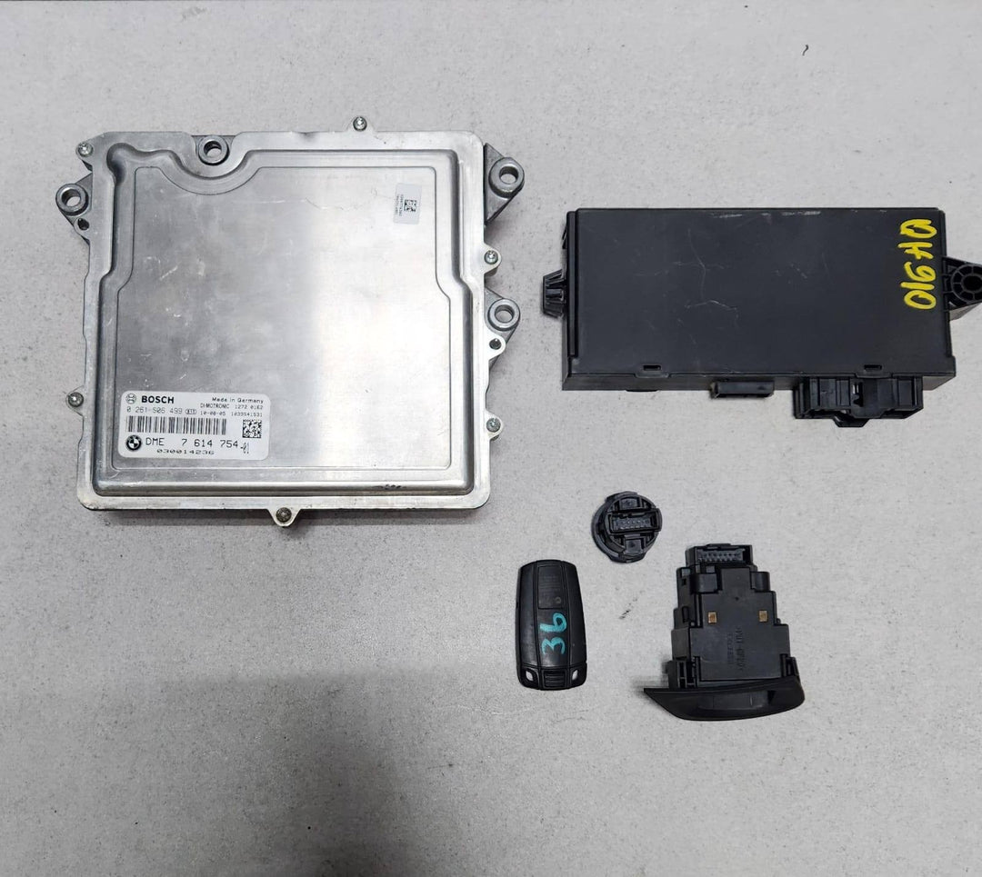 2011 BMW X5 E70 3.5i Engine Control Module DME 7614754 535i X5 E70 ECU SET