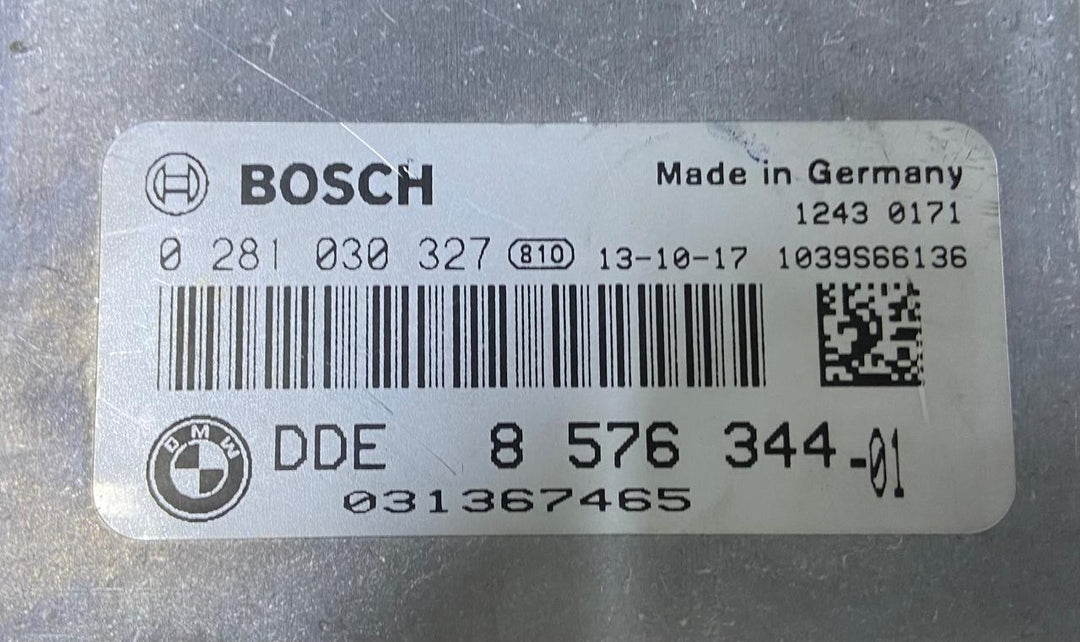 OEM BMW X3 F25 N47N DIESEL ENGINE CONTROL UNIT MODULE DDE ECU ONLY 8576344