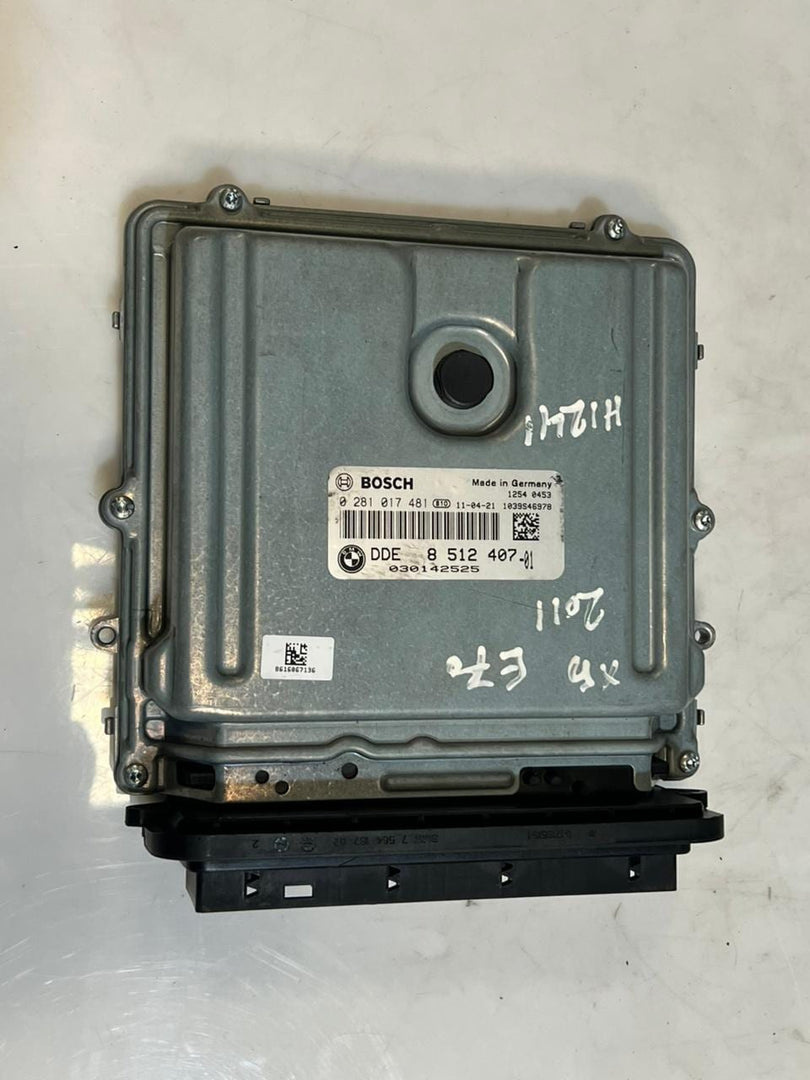 2011 BMW X5 E70 LCI Engine Control Unit ECU SET DDE+ CAS3+ 1KEY 8512407 OEM