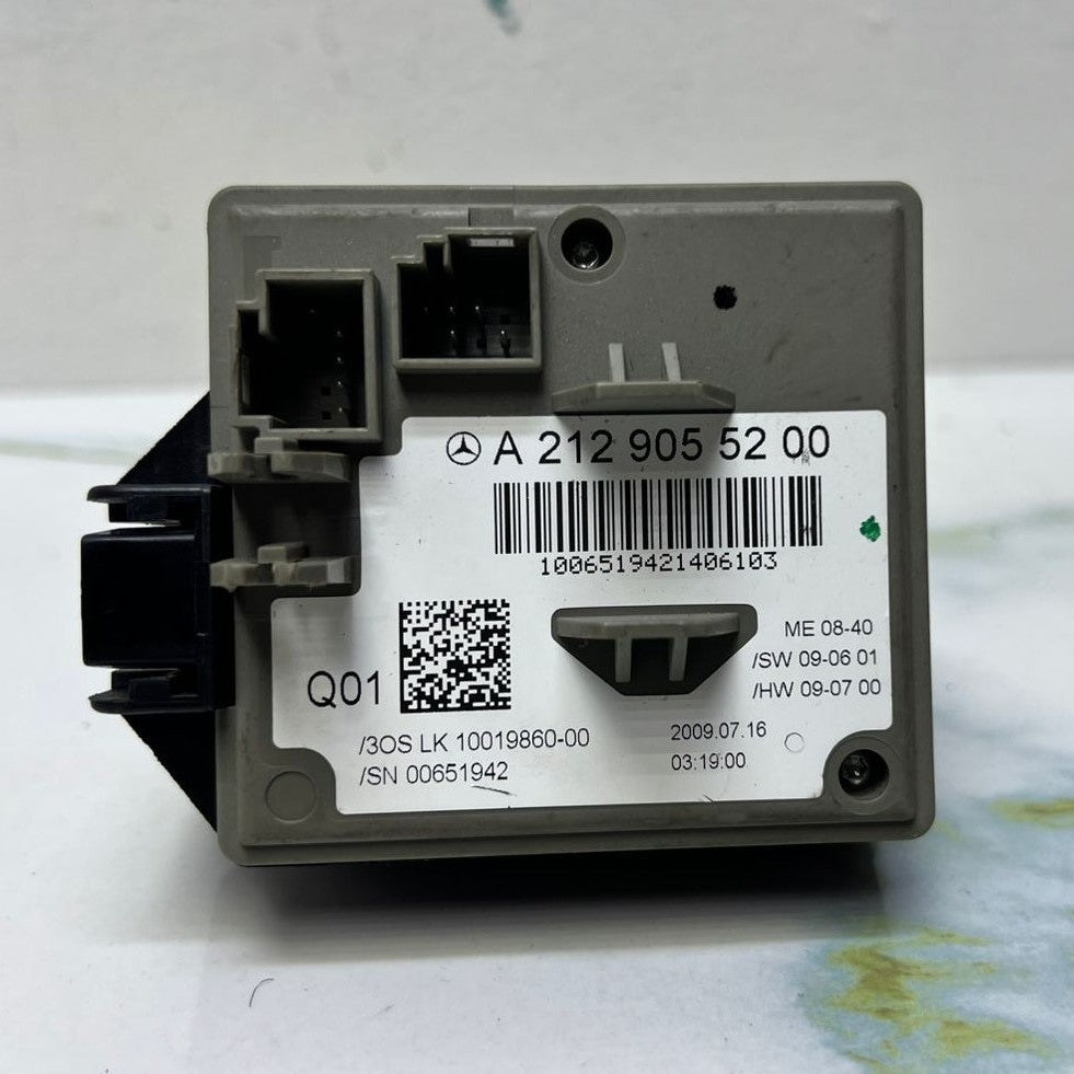 08-14 Mercedes W212 E-Class Ignition Switch Module Unit W/key A212 9055200 OEM