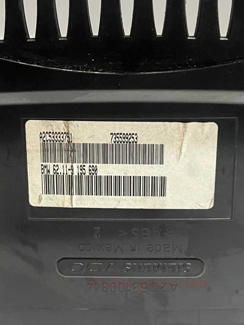 2009-2011 BMW X5 E70 3.0D and 3.5D Speedometer Instrument Cluster 9195690 OEM