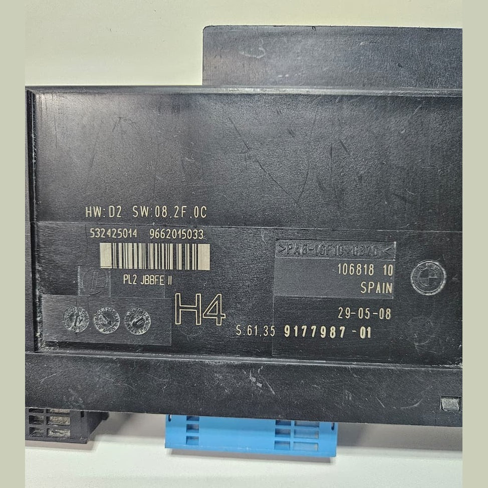 2008 BMW 3 SERIES E90 BCM BODY CONTROL MODULE H4 9177987 OEM