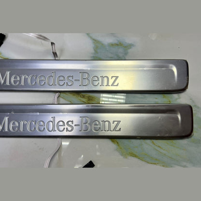 Mercedes W206 C-Class Front Entrance Trim Seal Strip Plate Cover Set A2066801801