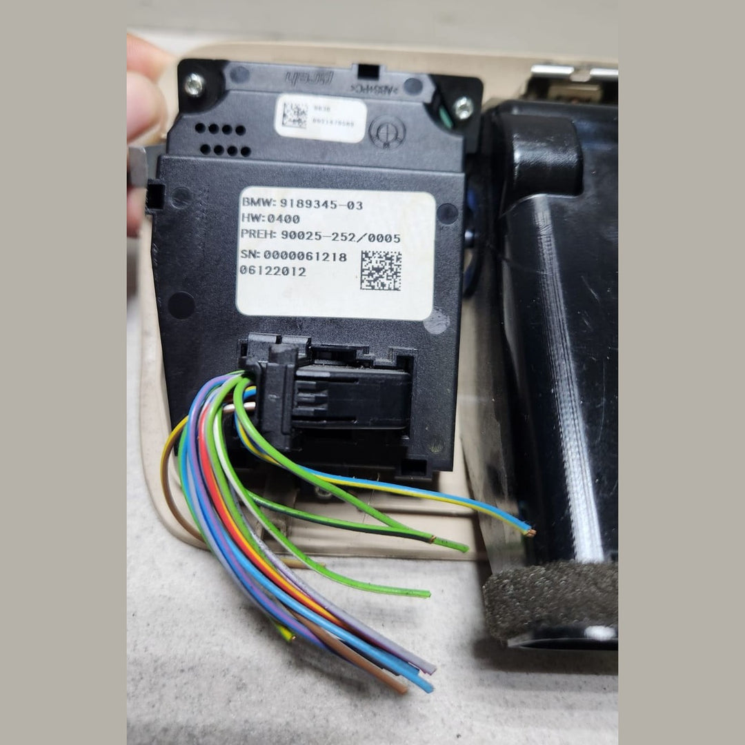 BMW 7 Series F01 F02 F03 Rear Air Conditioning Control Panel Rear Left 9189345 