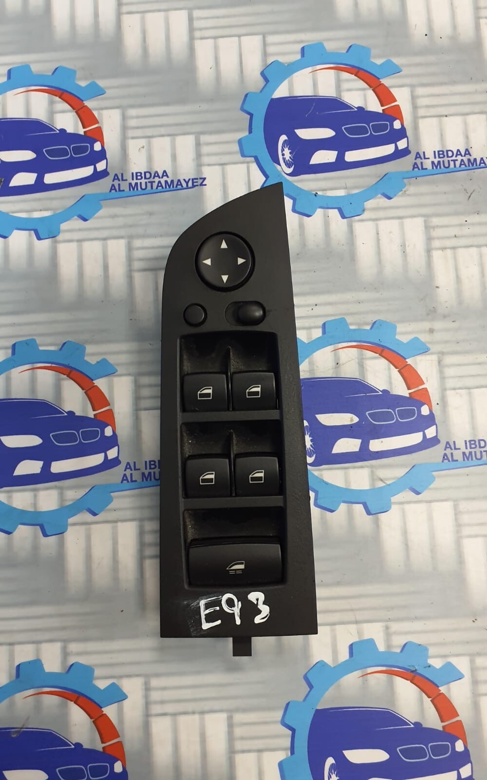 BMW E93 Z4 DRIVER SIDE WINDOW LIFTER SWITCH PANEL 9180317