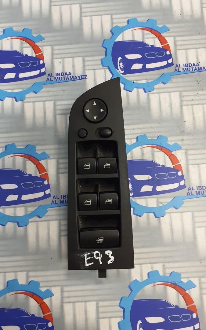 BMW E93 Z4 DRIVER SIDE WINDOW LIFTER SWITCH PANEL 9180317