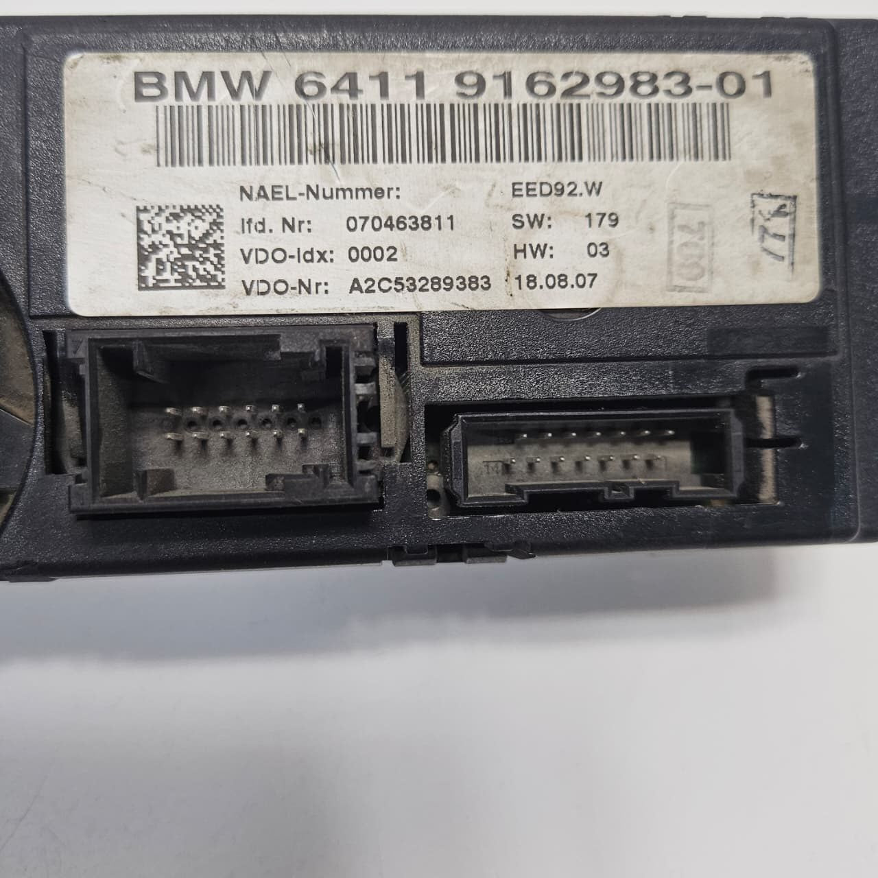 2007-2009 BMW 3 Series E90 E92 E93 328i 335i M3 Climate Control Unit 9162983