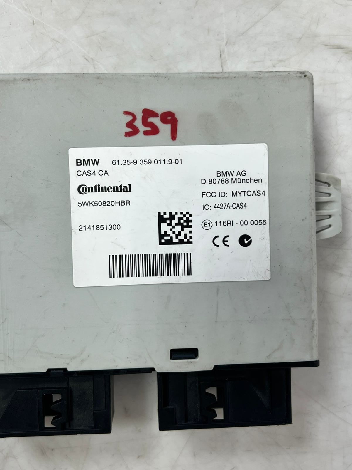 2013-2018 BMW 5 Series F10 F11 and M5 M6 F12 F06 Body Control Module 9359011 OEM
