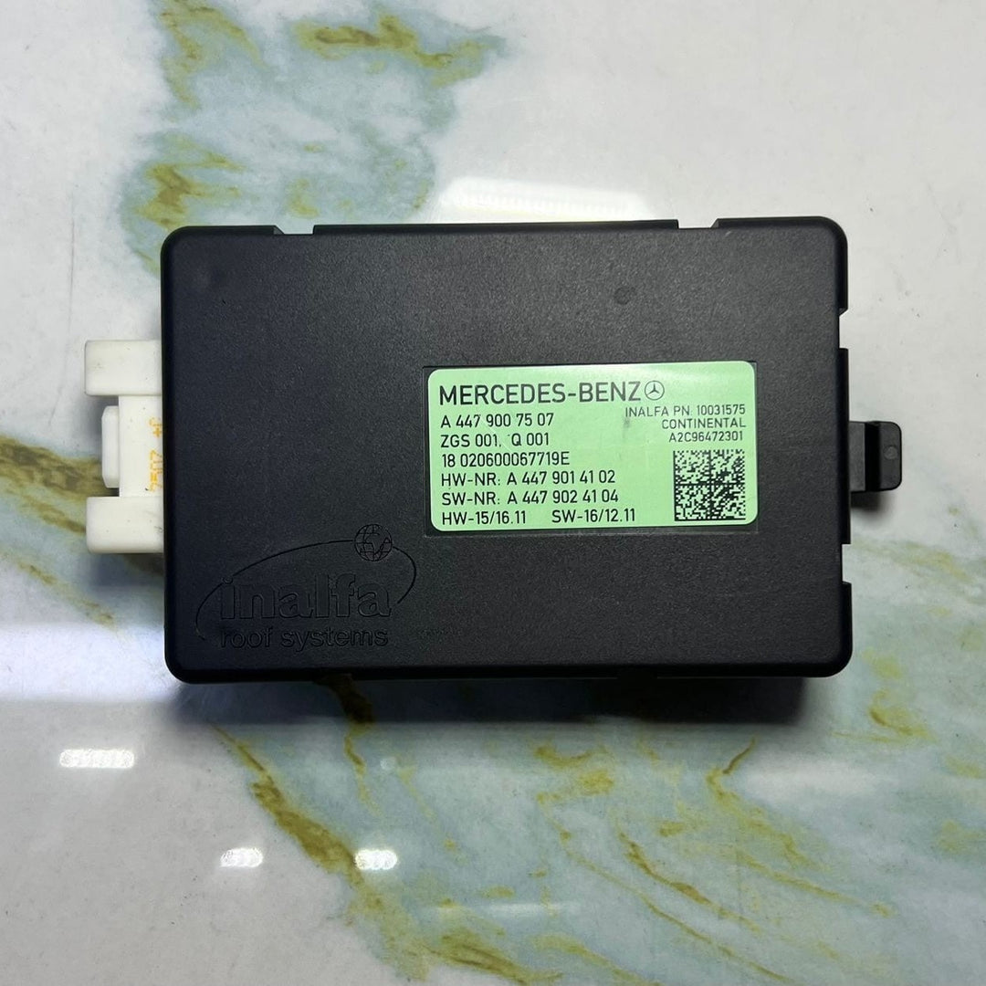 Mercedes Panoramic Roof Control Module A4479007507 Vito W447 and V-Class
