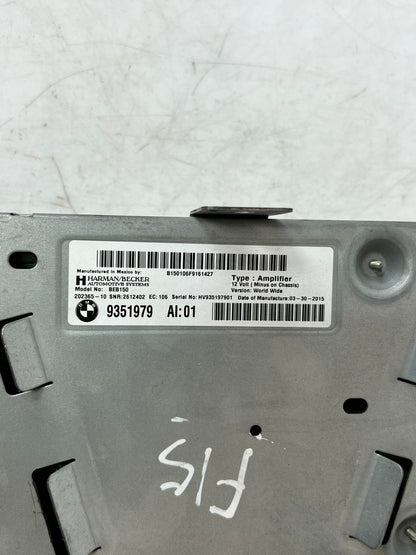 2014-2019 BMW X5 F15 and X6 F16 Sound Audio System Amplifier 9351979 OEM