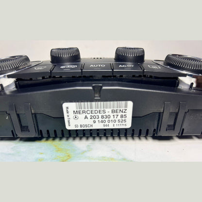 03-06 Mercedes W203 C-Class AC Climate Heater Control Panel Switch A203 8301785
