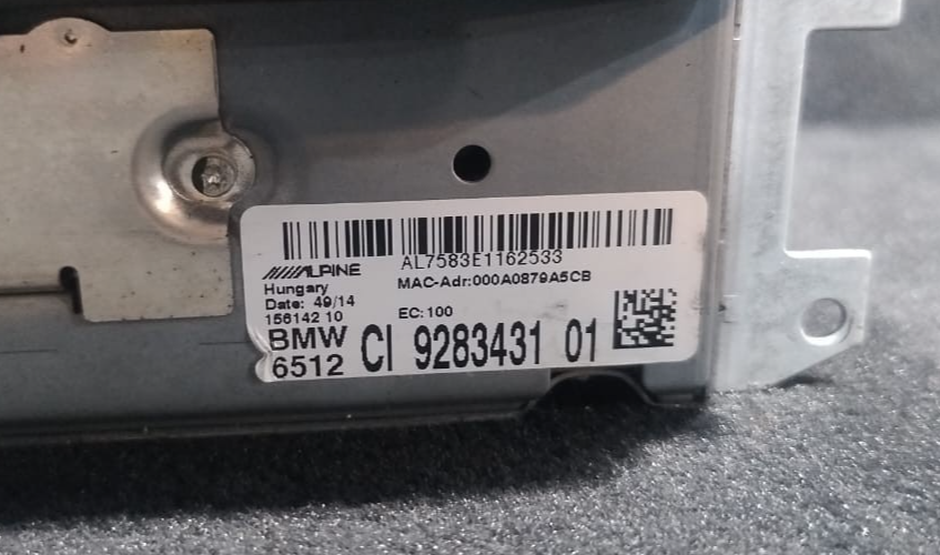 BMW E82 E88 E90 E91 E92 E93 CIC NAVIGATION HEAD UNIT ECU P/N 9283431
