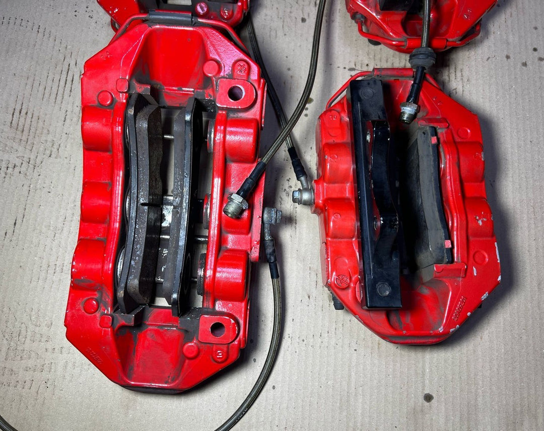 Mercedes-Benz E63 W212 AMG E-Class Front \ Rear Brembo Red Brake Calipers Set