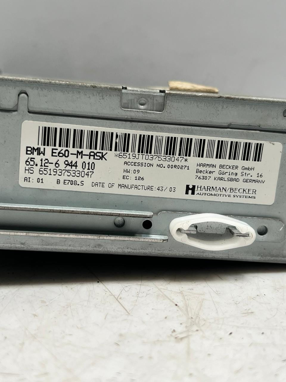 BMW HARMAN 5 Series E60 E61 M-Audio System Controller Mp3 6944010 OEM