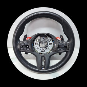 2021 BMW M3 G80 M4 G82 G83 Carbon Steering Wheel Shift Pads 9882883 OEM