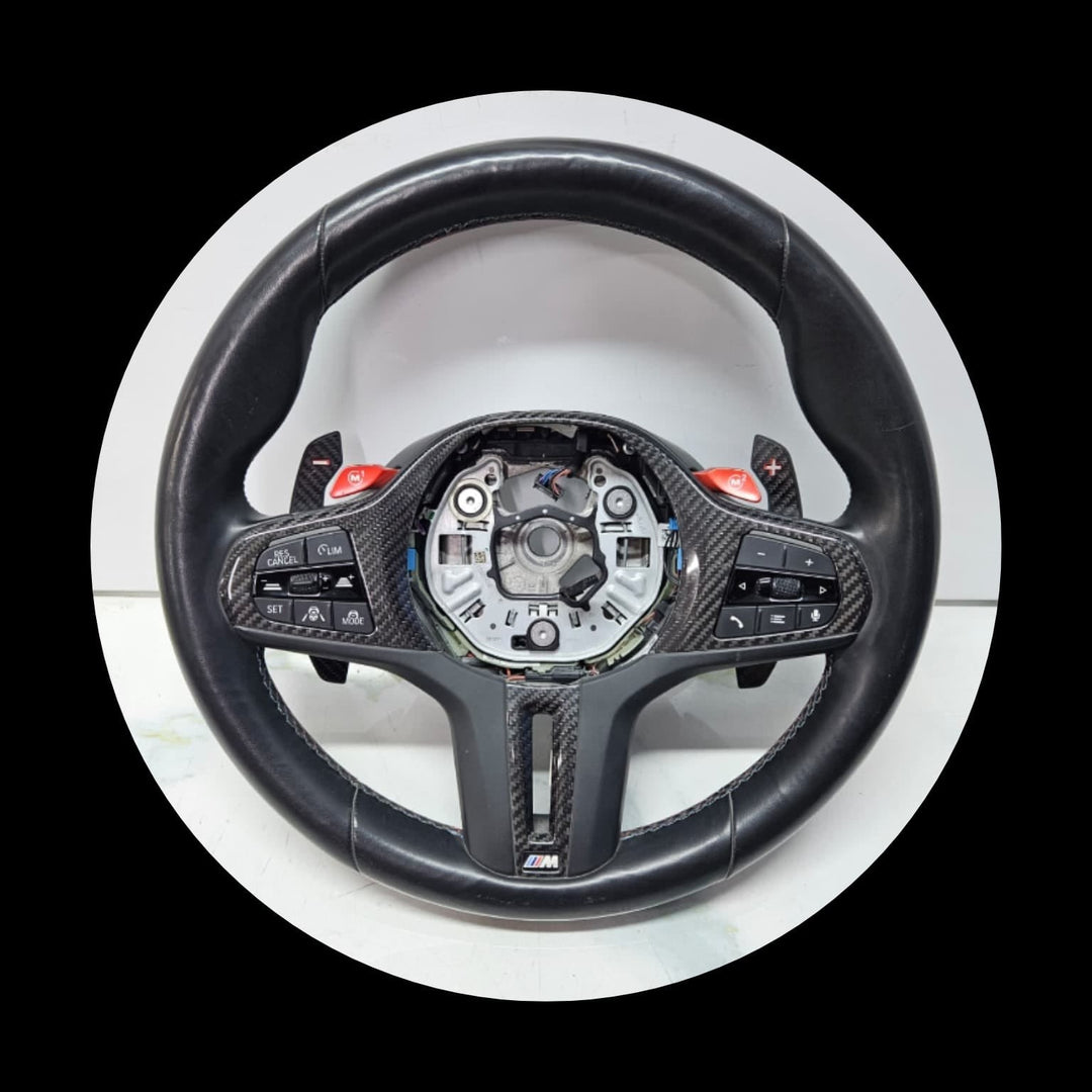 2021 BMW M3 G80 M4 G82 G83 Carbon Steering Wheel Shift Pads 9882883 OEM