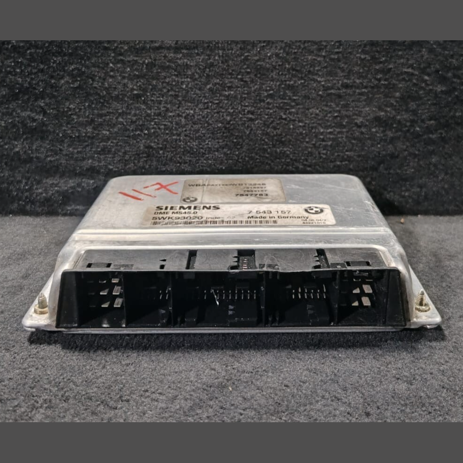 BMW X3 E83 2.5i M54 192HP ECU ENGINE CONTROL UNIT  DME MS45.0 - 7543157