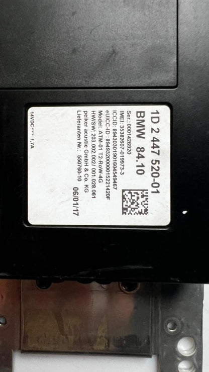 2011-2017 BMW X3 Communications Telematics Control Module 2447520 X3 F25 and X3 