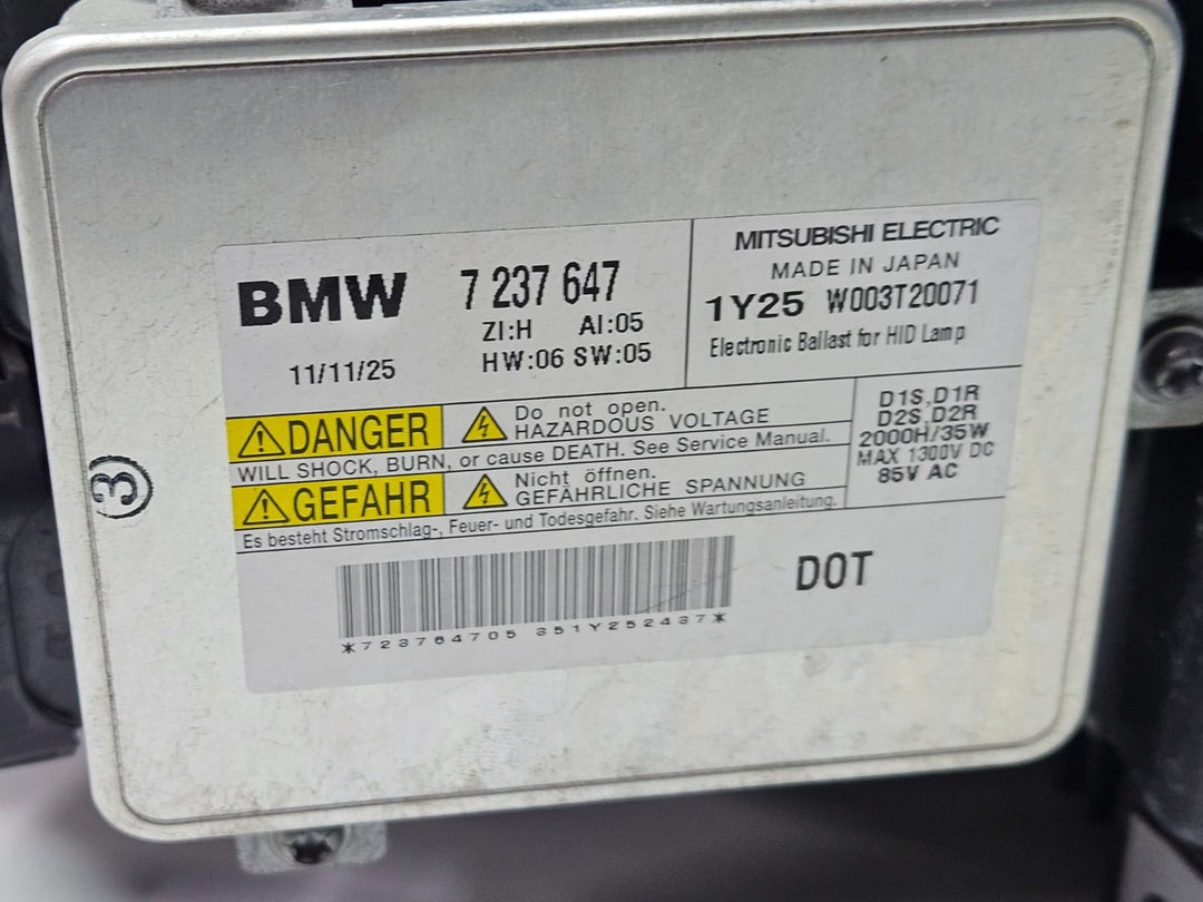 7203253-2009-13 BMW F10 F11 5 Series pre-LCI Adaptive Xenon Headlight Left OEM