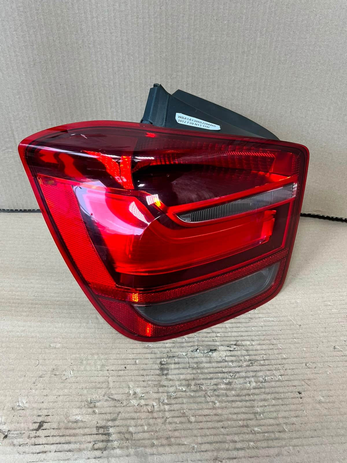 BMW 1 Series F20 Rear Left Outer Tail Light Led White Turn Indicator 7241543 OEM