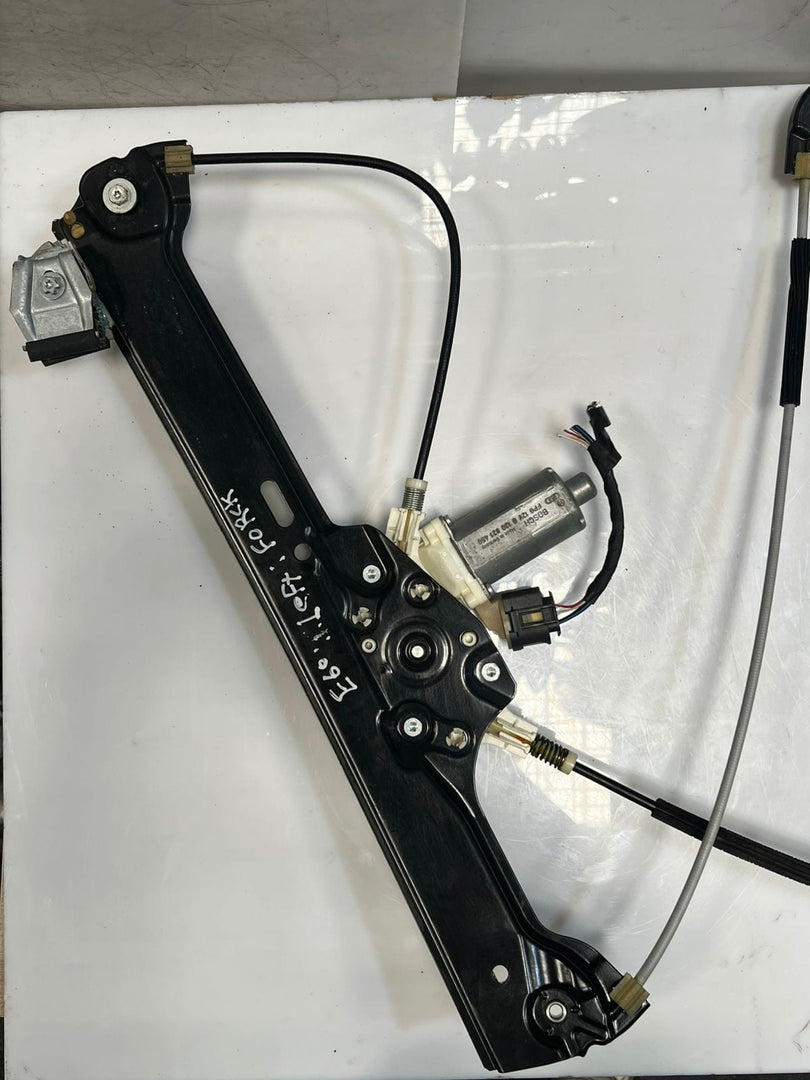 BMW 5 Series E60 E61 Front Left Door Window Regulator With Motor 7184741 OEM
