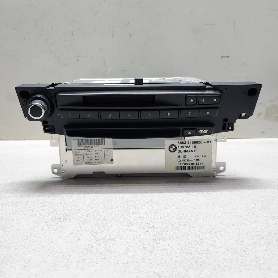 2004-2010 BMW 525i Navigation Head Unit  CCC MD 9159026 5 Series E60 E61  OEM