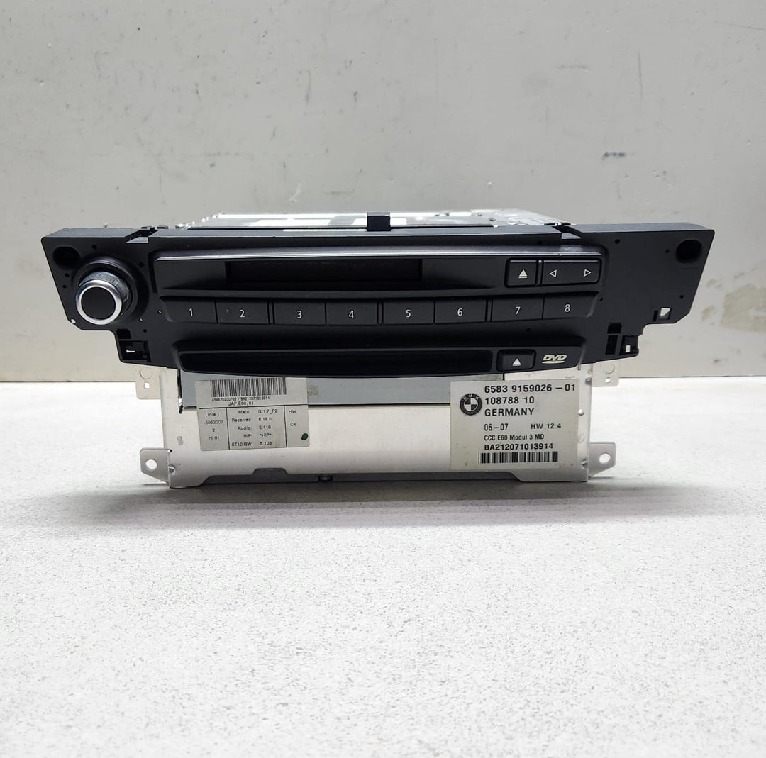 2004-2010 BMW 525i Navigation Head Unit  CCC MD 9159026 5 Series E60 E61  OEM