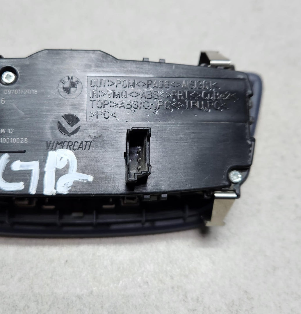 BMW 7 Headlight Control Switch Front Chrome 9493726 7 Series G11 G12 