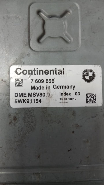 2008-2013 BMW 128i Engine Control Unit 7609656 ECU MSV80 E90 E60 N52N