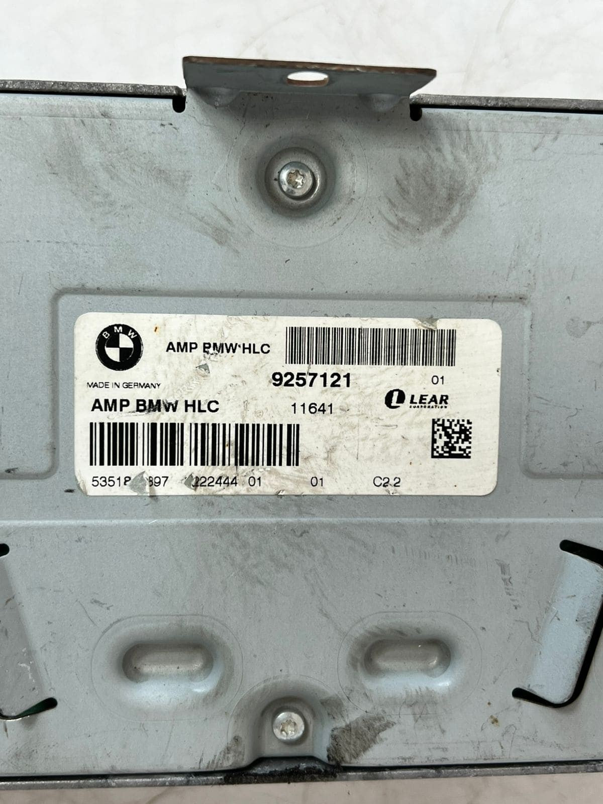 2011-2014 BMW  X3 F25 HIFI SOUND Audio Amplifier 9257121 OEM