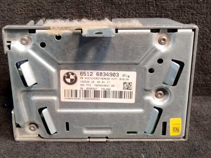 BMW G30 G31 F90 M5 G32 HIFI AUDIO AMPLIFIER MODULE P/N 6834903