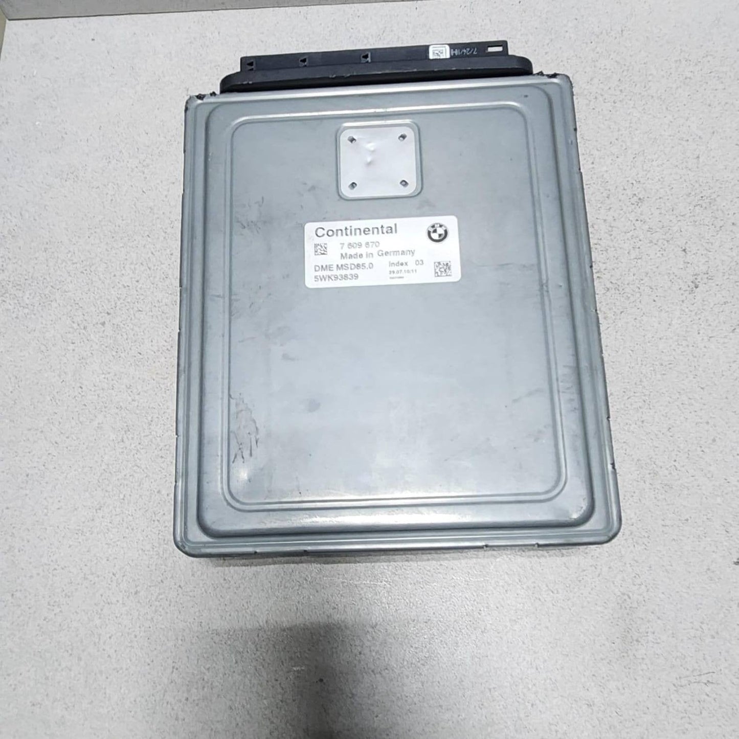 2009-2015 BMW 750i Engine Control Module 7609670 N63 V8 4.4 ECU SET F02