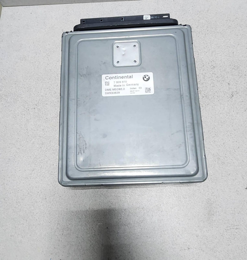 2009-2015 BMW 750i Engine Control Module 7609670 N63 V8 4.4 ECU SET F02