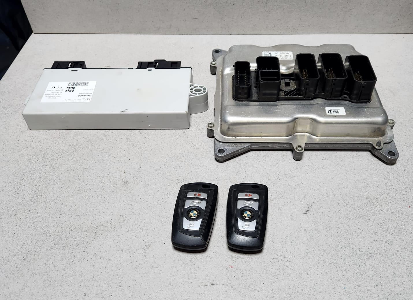 2011-2013 BMW 535i F10 F20 F30 N20 Engine Control Module DME ECU Set 7649123 OEM