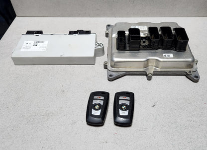 2011-2013 BMW 535i F10 F20 F30 N20 Engine Control Module DME ECU Set 7649123 OEM