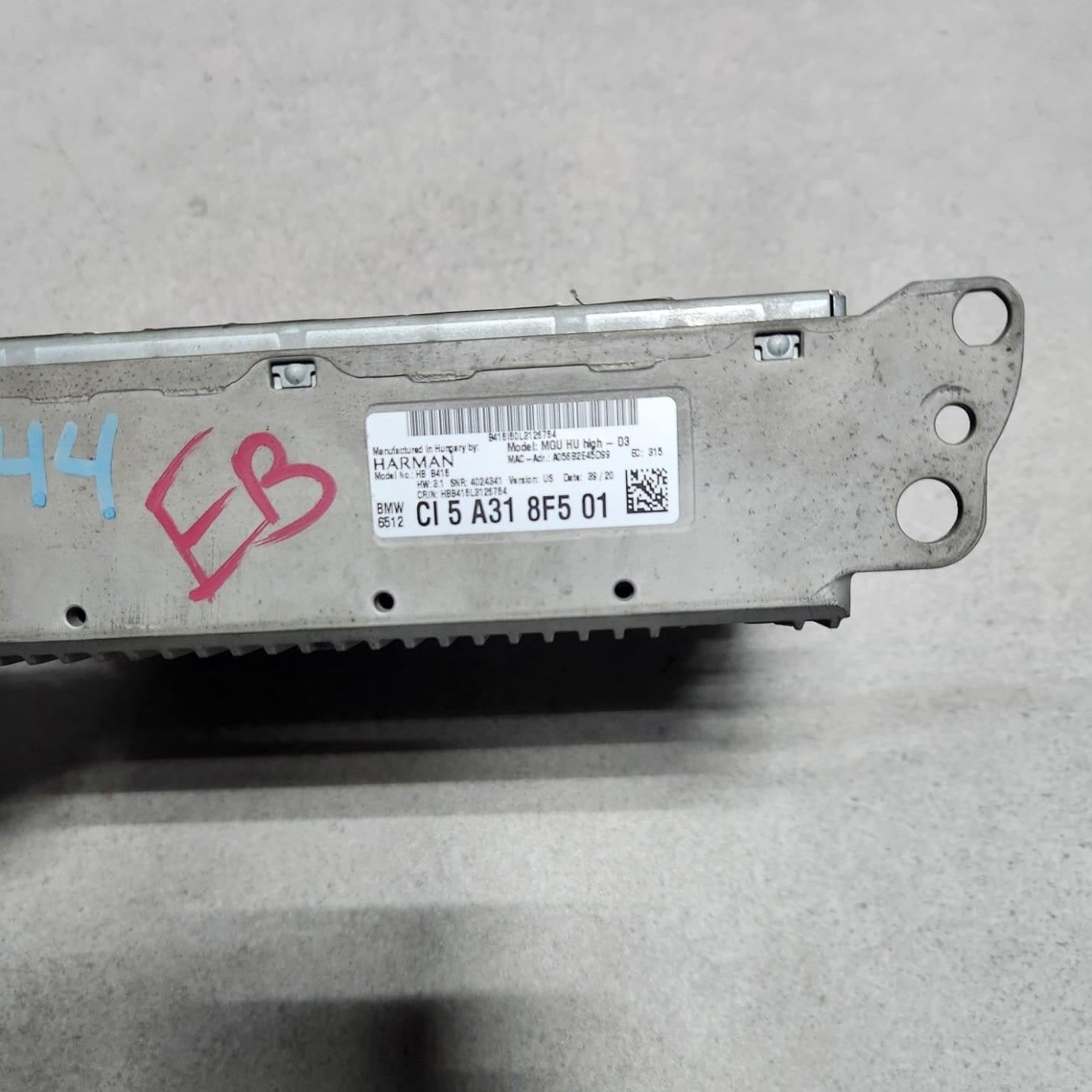 2021 BMW 228i xDrive Gran Coupe Head Unit High 3 Basic Navigation MGU 5A318F5