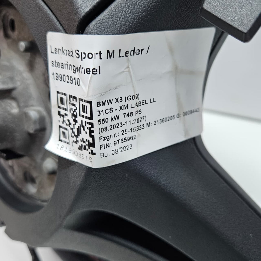 5A660A5-2023 BMW XM Label G09 M-Sport Steering Wheel OEM