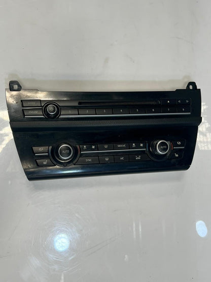 2011-2016 BMW 535i 5 Series F10 F11 Climate Control Unit CD AC PANEL 9324324 OEM