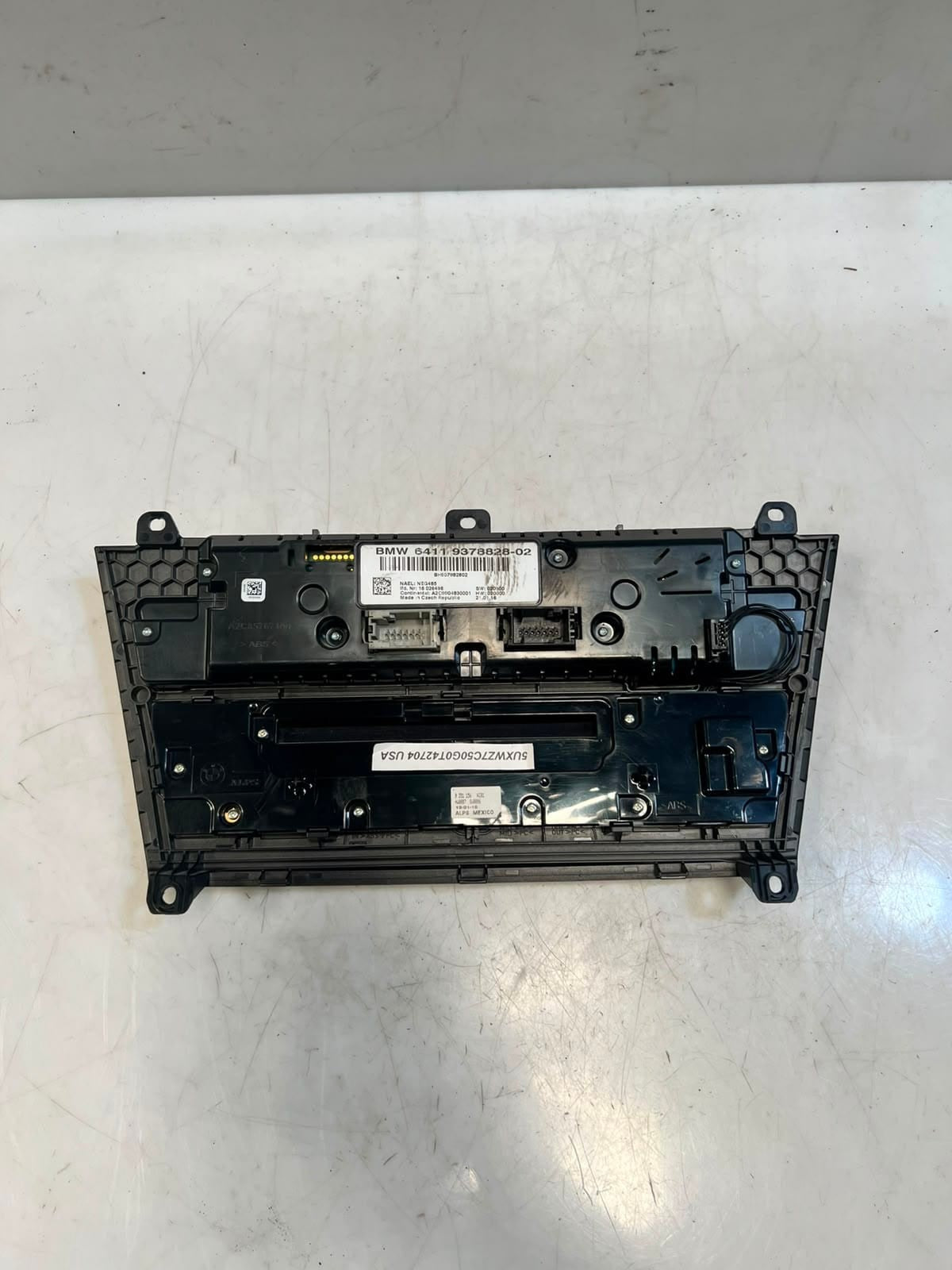2009-2018 BMW X3 F25 X4 F26 AC Climate Control Panel UNIT 9378828 OEM