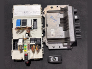 BMW 118i 318i F30 F20 2015 B38 ENGINE CONTROL ECU SET COMPLETE + KEY DME 8662411