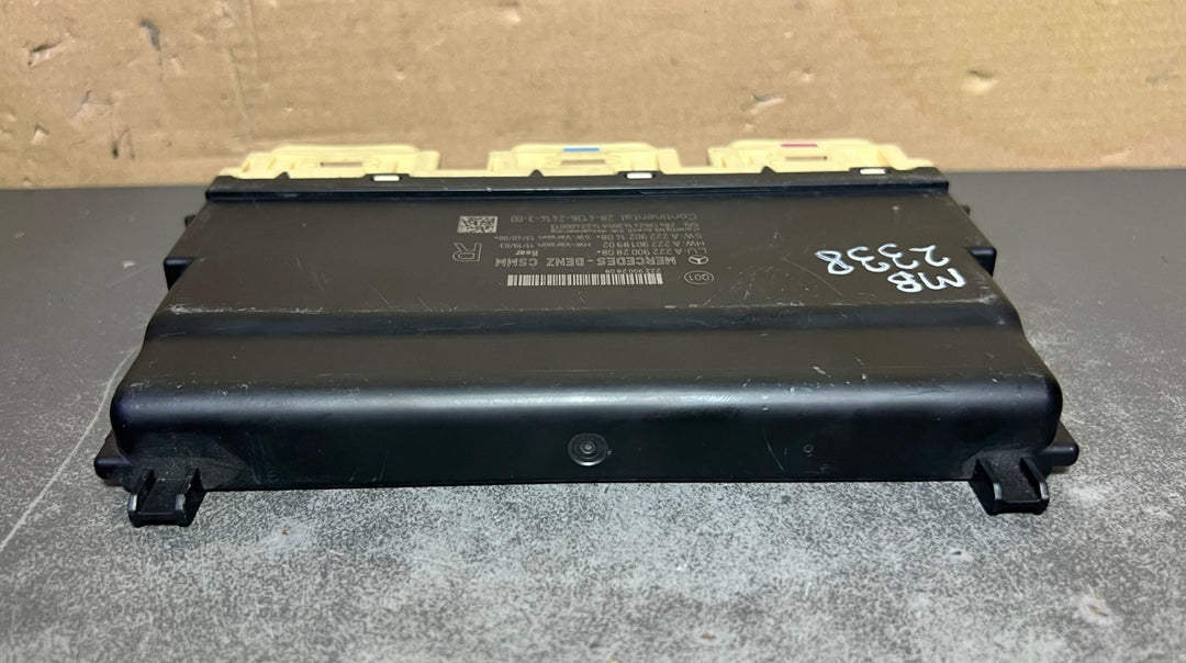 14-18 Mercedes W222 S-Class AMG Rear Right Seat Control Module A222 9002808 OEM