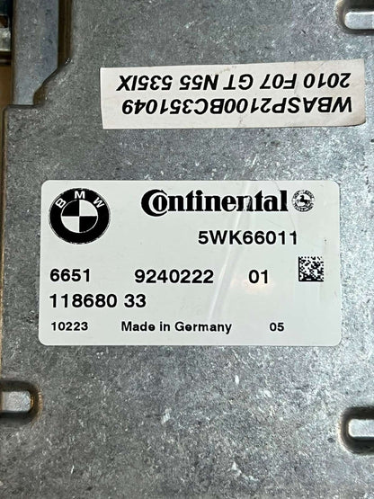 2011-2013 BMW 5' 7' F10 F11 F01 F02 535i Front Camera Control Unit 9240222 OEM