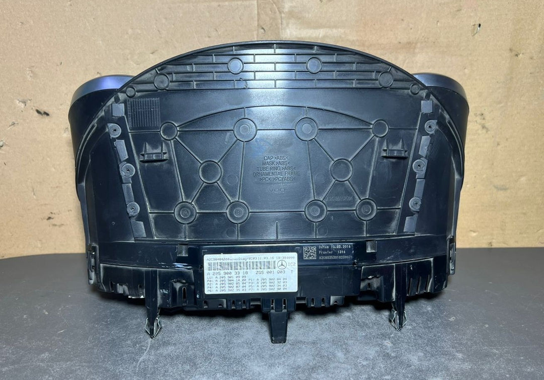 14-20 Mercedes-Benz W205 C-Class Instrument Cluster Speedometer A205 9003318 OEM