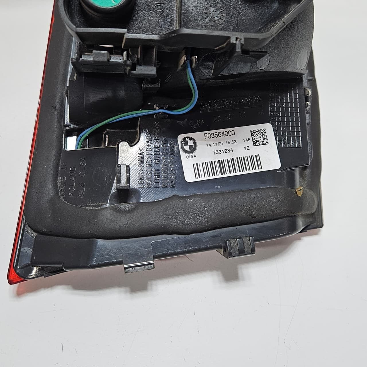 2015-2018 BMW X3 and X4 F26 Right Tailgate Tail Light 7331284
