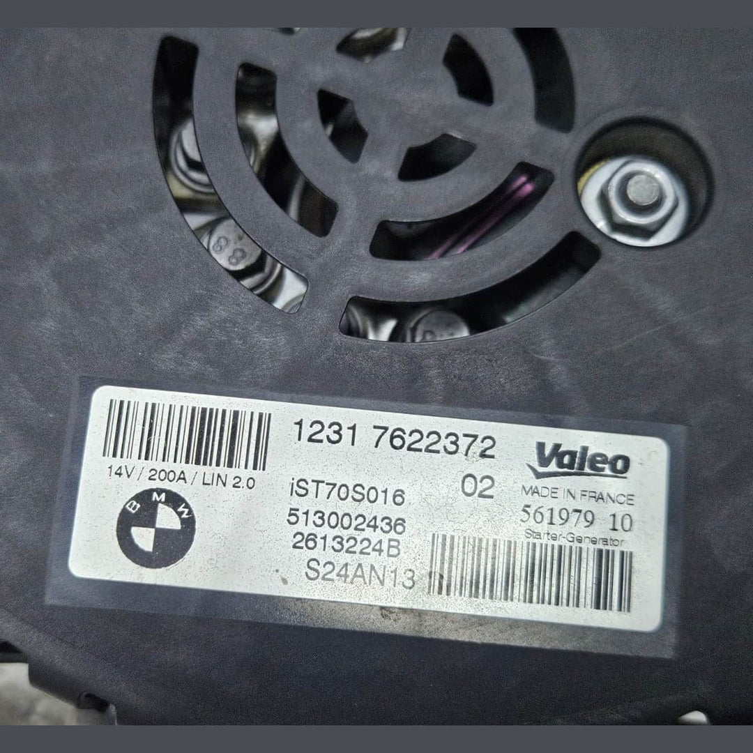 BMW F30 5 Series F10 7 Series F01 F02 N55 Active Hybrid Alternator 7622372 OEM