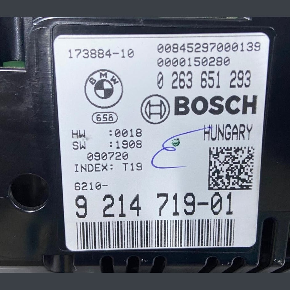 OEM BMW F01 F06 F07 F10 F11 F25 Instrument Cluster Speedometer Petrol 9214719