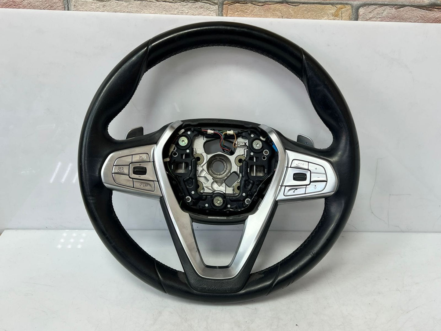 2019 BMW X5 G11 G30 Multifunctional Leather Steering Wheel With Paddles 6288904