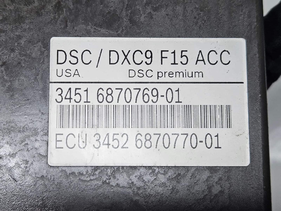  6870769-2015-2018 BMW X6 X5 F15 Abs Module With Acc Active Cruise Control OEM