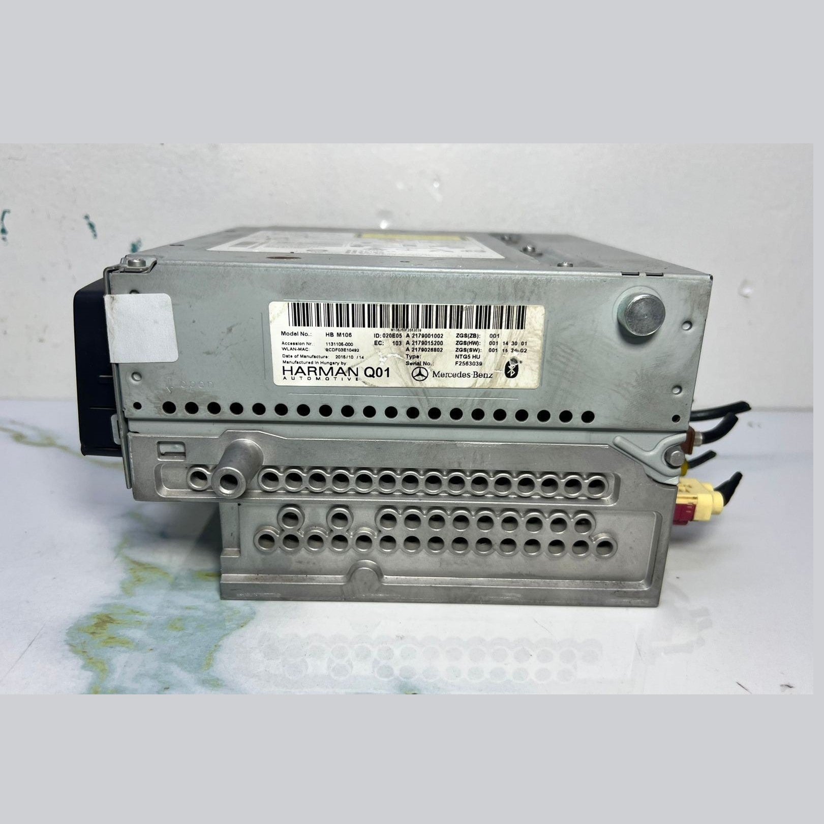 2014–2020 Mercedes-Benz W222 W217 S-Class Head Unit CD Player A217 9001002 OEM